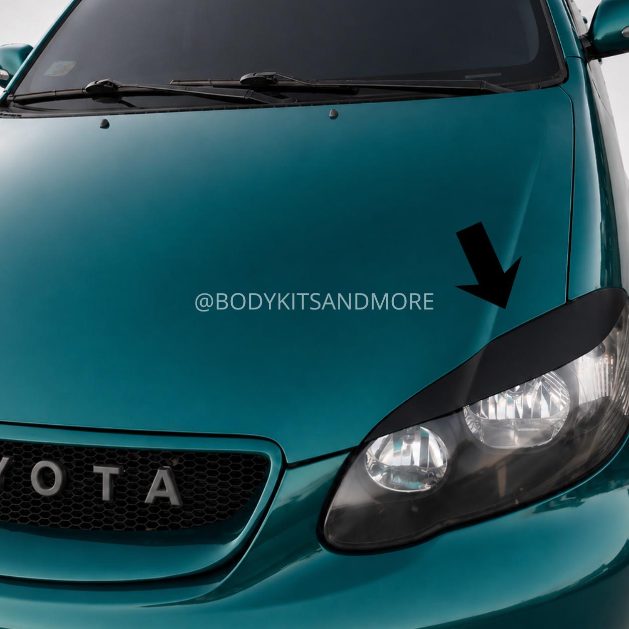 Cejas para focos:headlight eyelids